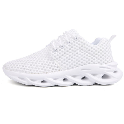 Hollow Mesh Breathable Large Size Fashion Casual Sneakers For Men