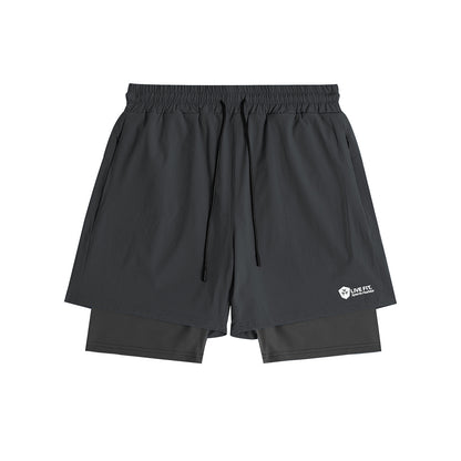 American Style Quick Drying Zippered Shorts For Men
