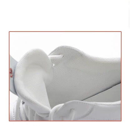 Heightening Sports Shoes For Women With Round Toe Tie Ups